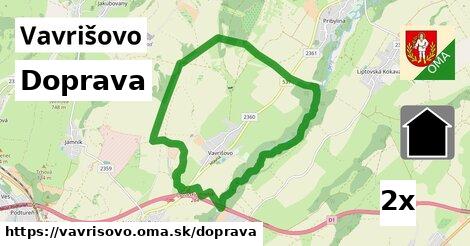 doprava v Vavrišovo