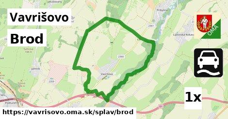 Brod, Vavrišovo