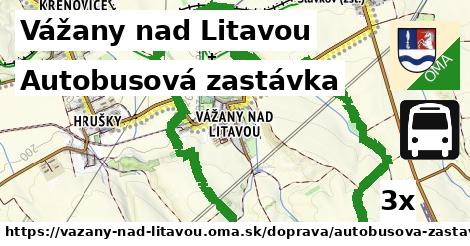Autobusová zastávka, Vážany nad Litavou
