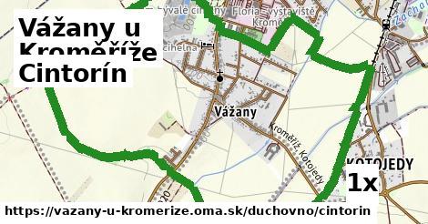 Cintorín, Vážany u Kroměříže