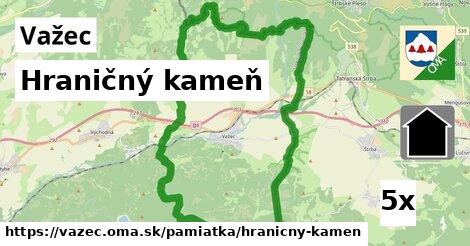 Hraničný kameň, Važec