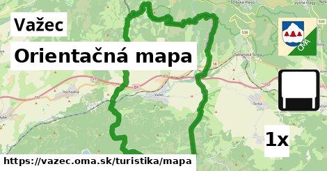 Orientačná mapa, Važec