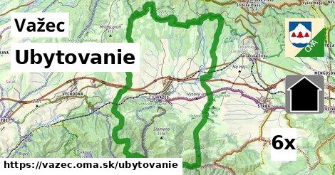 ubytovanie v Važec