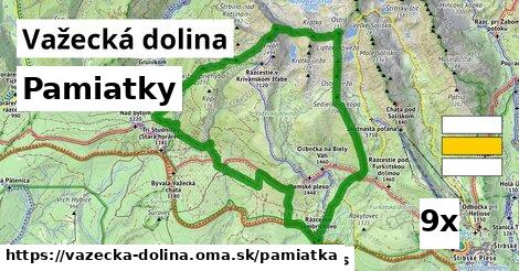 pamiatky v Važecká dolina