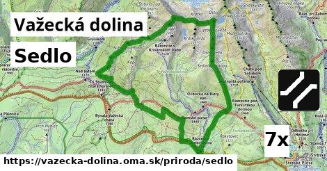 Sedlo, Važecká dolina