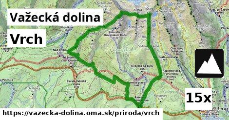 Vrch, Važecká dolina