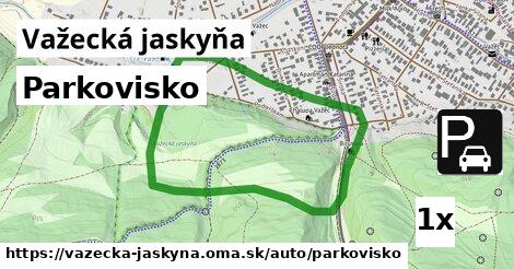 Parkovisko, Važecká jaskyňa