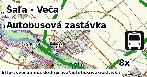 autobusová zastávka v Šaľa - Veča