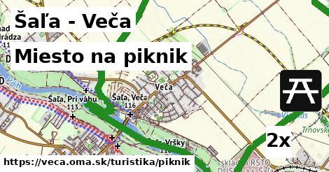 Miesto na piknik, Šaľa - Veča