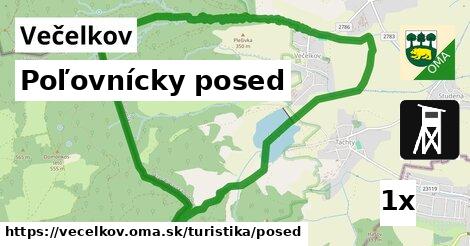 Poľovnícky posed, Večelkov