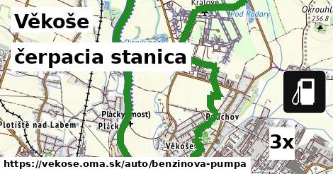 čerpacia stanica, Věkoše