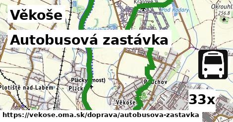 Autobusová zastávka, Věkoše