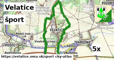 šport v Velatice