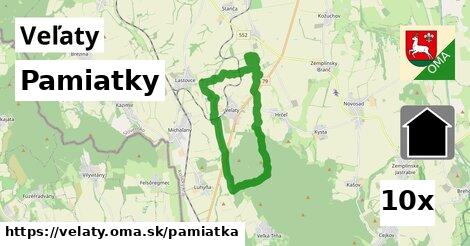 pamiatky v Veľaty