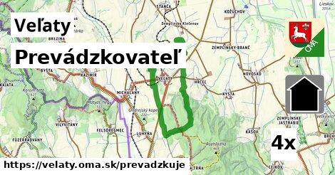 prevádzkovateľ v Veľaty