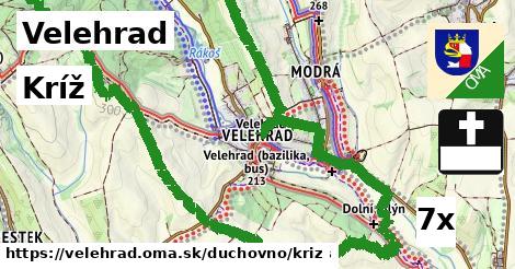 Kríž, Velehrad