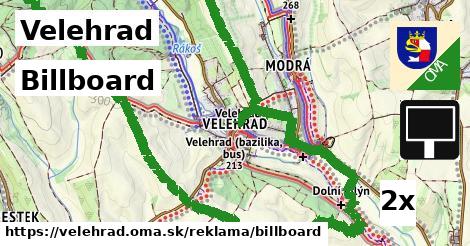 billboard v Velehrad