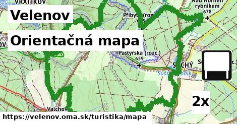 Orientačná mapa, Velenov