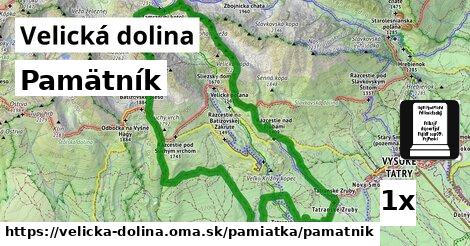 Pamätník, Velická dolina