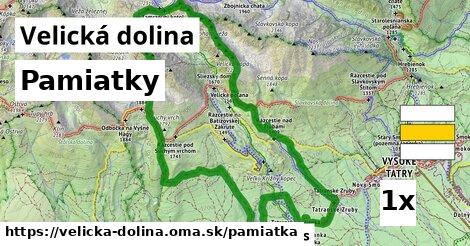 pamiatky v Velická dolina