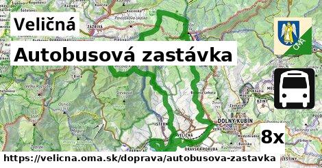 Autobusová zastávka, Veličná