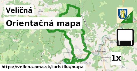 Orientačná mapa, Veličná