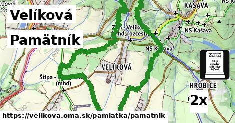 Pamätník, Velíková