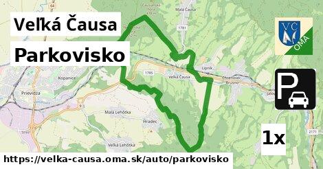 Parkovisko, Veľká Čausa