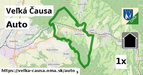 auto v Veľká Čausa