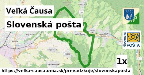 Slovenská pošta, Veľká Čausa