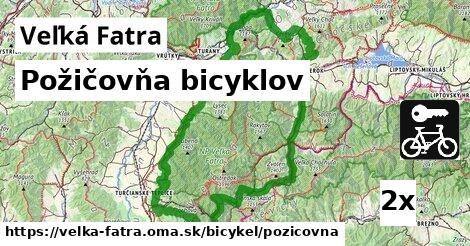 požičovňa bicyklov v Veľká Fatra