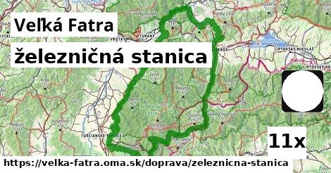železničná stanica, Veľká Fatra