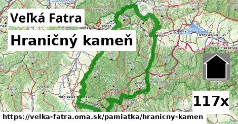 Hraničný kameň, Veľká Fatra