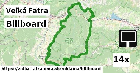 Billboard, Veľká Fatra