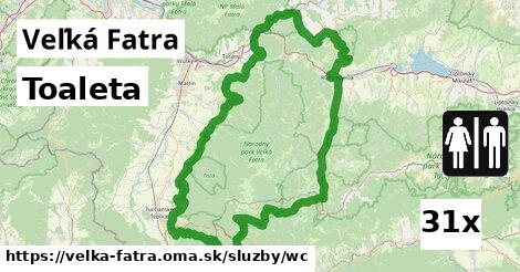 Toaleta, Veľká Fatra