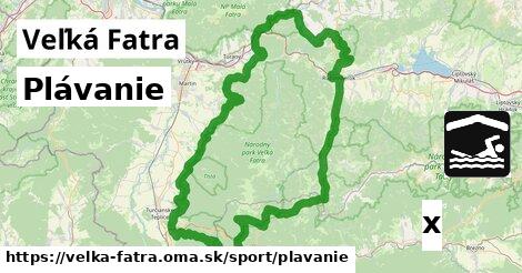 Plávanie, Veľká Fatra