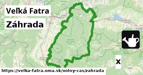 Záhrada, Veľká Fatra