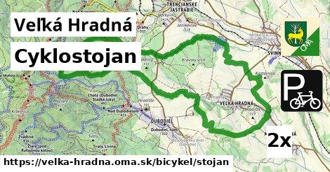 Cyklostojan, Veľká Hradná