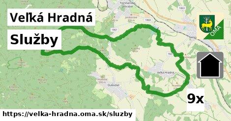 služby v Veľká Hradná