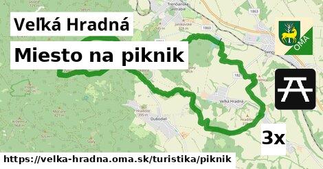 Miesto na piknik, Veľká Hradná