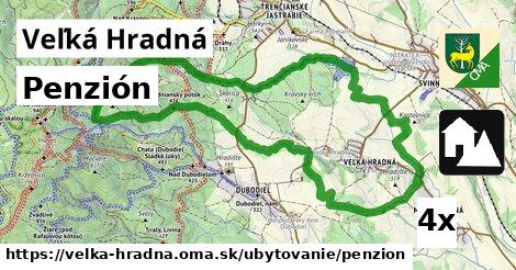 Penzión, Veľká Hradná