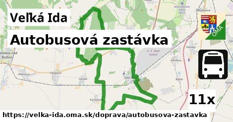 Autobusová zastávka, Veľká Ida