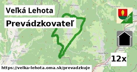 prevádzkovateľ v Veľká Lehota