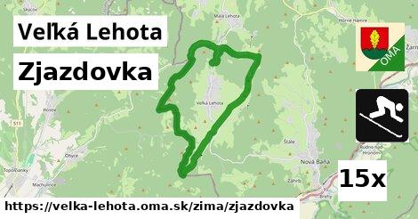 zjazdovka v Veľká Lehota