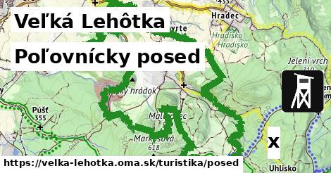 Poľovnícky posed, Veľká Lehôtka