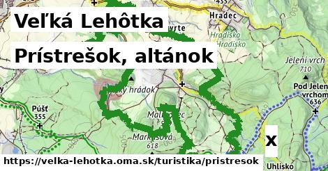 Prístrešok, altánok, Veľká Lehôtka