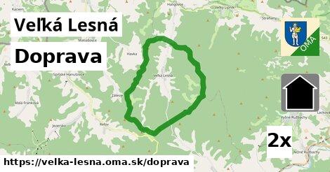 doprava v Veľká Lesná