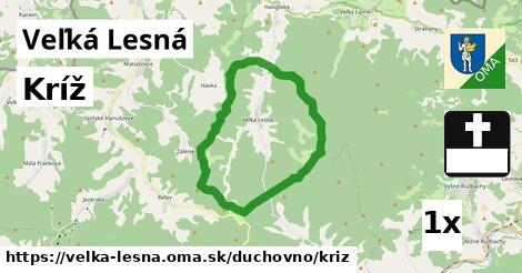 Kríž, Veľká Lesná