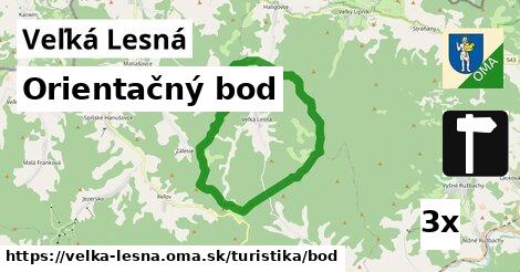 Orientačný bod, Veľká Lesná