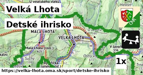 Detské ihrisko, Velká Lhota